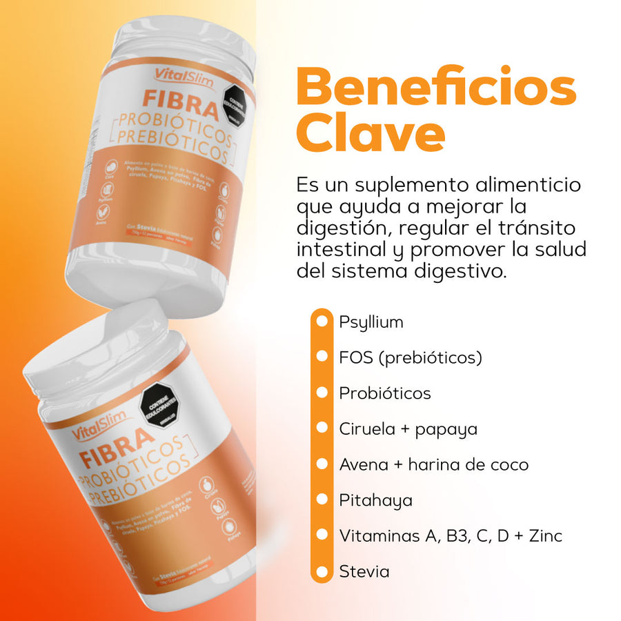 Fibra probióticos