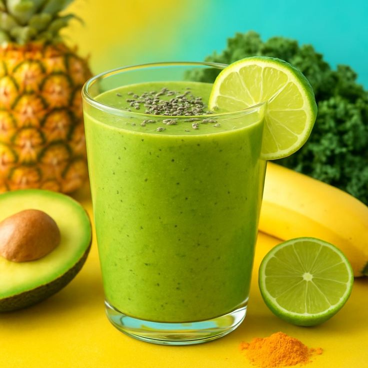 Batido tropical digestivo