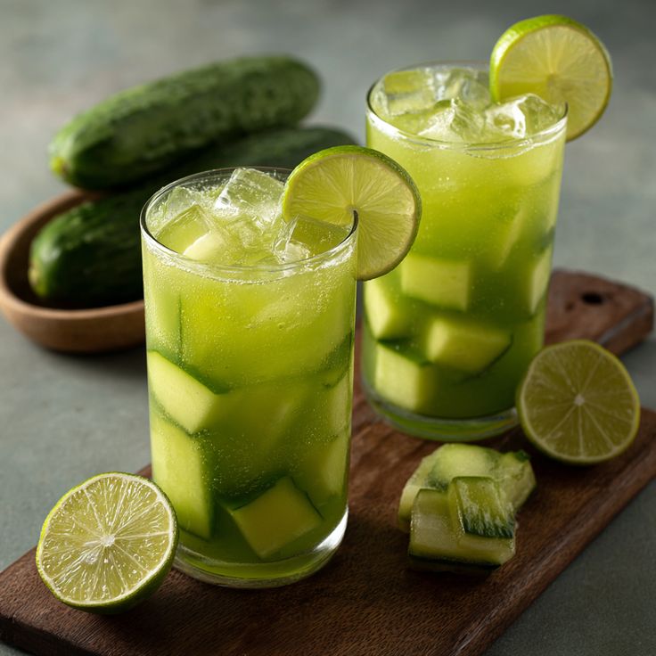 Detox pepino y limón