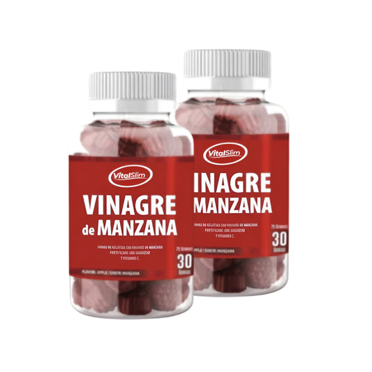 GOMAS DE VINAGRE DE MANZANA  2 X 1